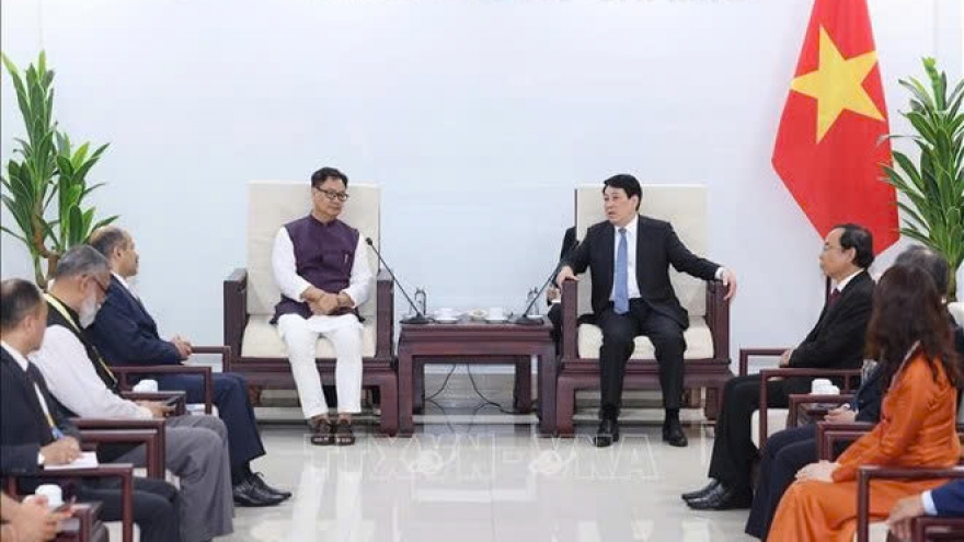 State President receives Indian minister of parliamentary affairs, minority affairs